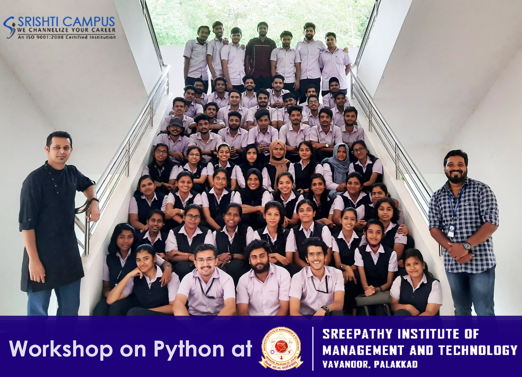 srishti campus SRISHTI CAMPUS PROVIDES A WORKSHOP ON PYTHON TO THE STUDENTS OF SREEPATHY INSTITUTE OF MANAGEMENT AND TECHNOLOGY trivandrum